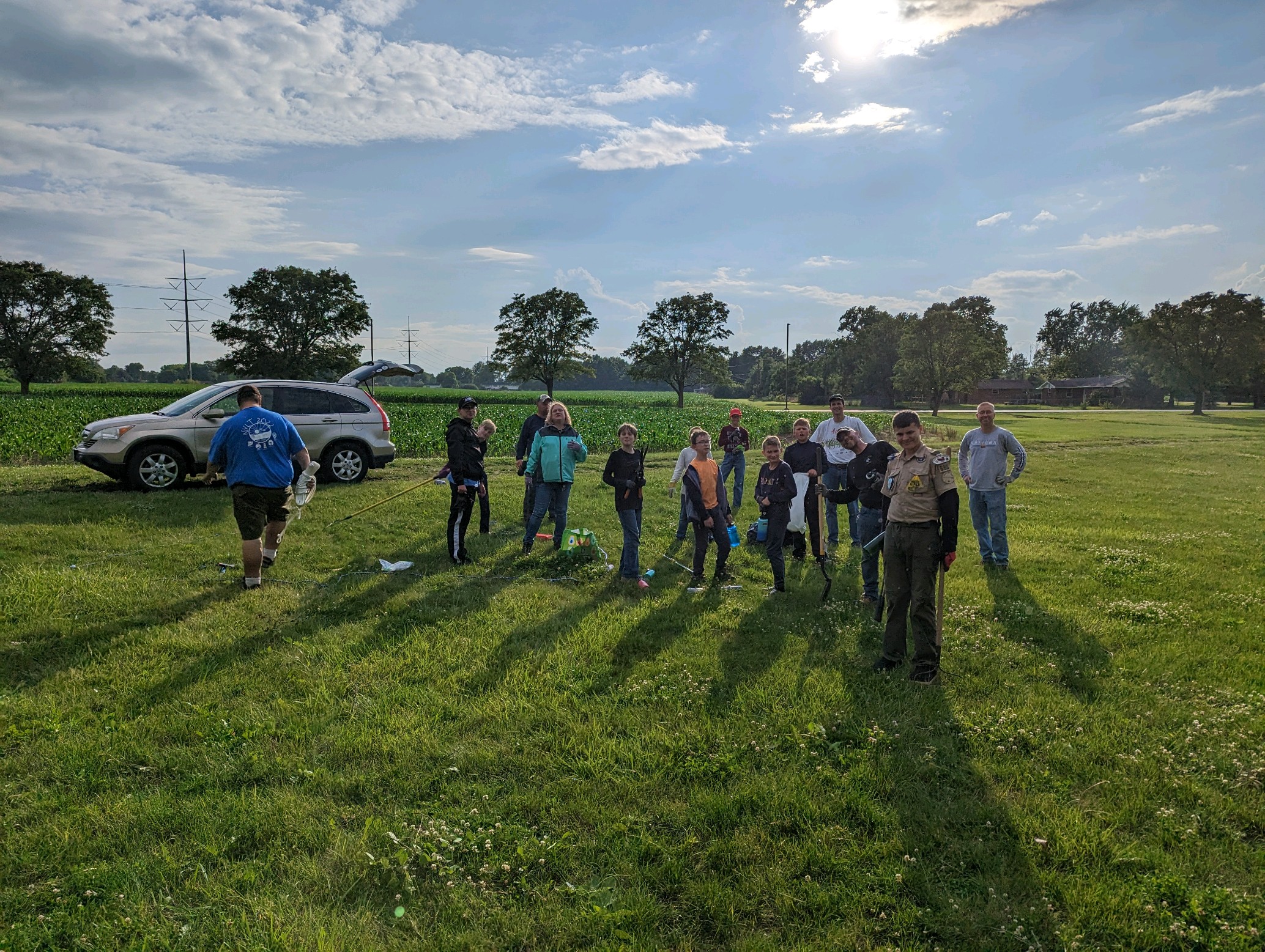 Eagle project group photo